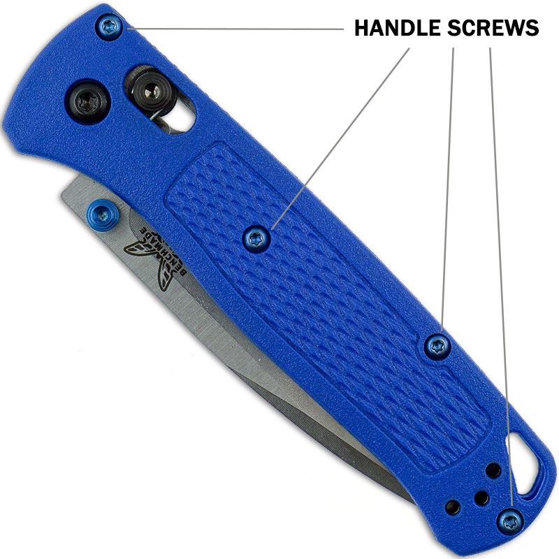 Titanium Replacement Screw Set for Benchmade Bugout 535 Knife Button