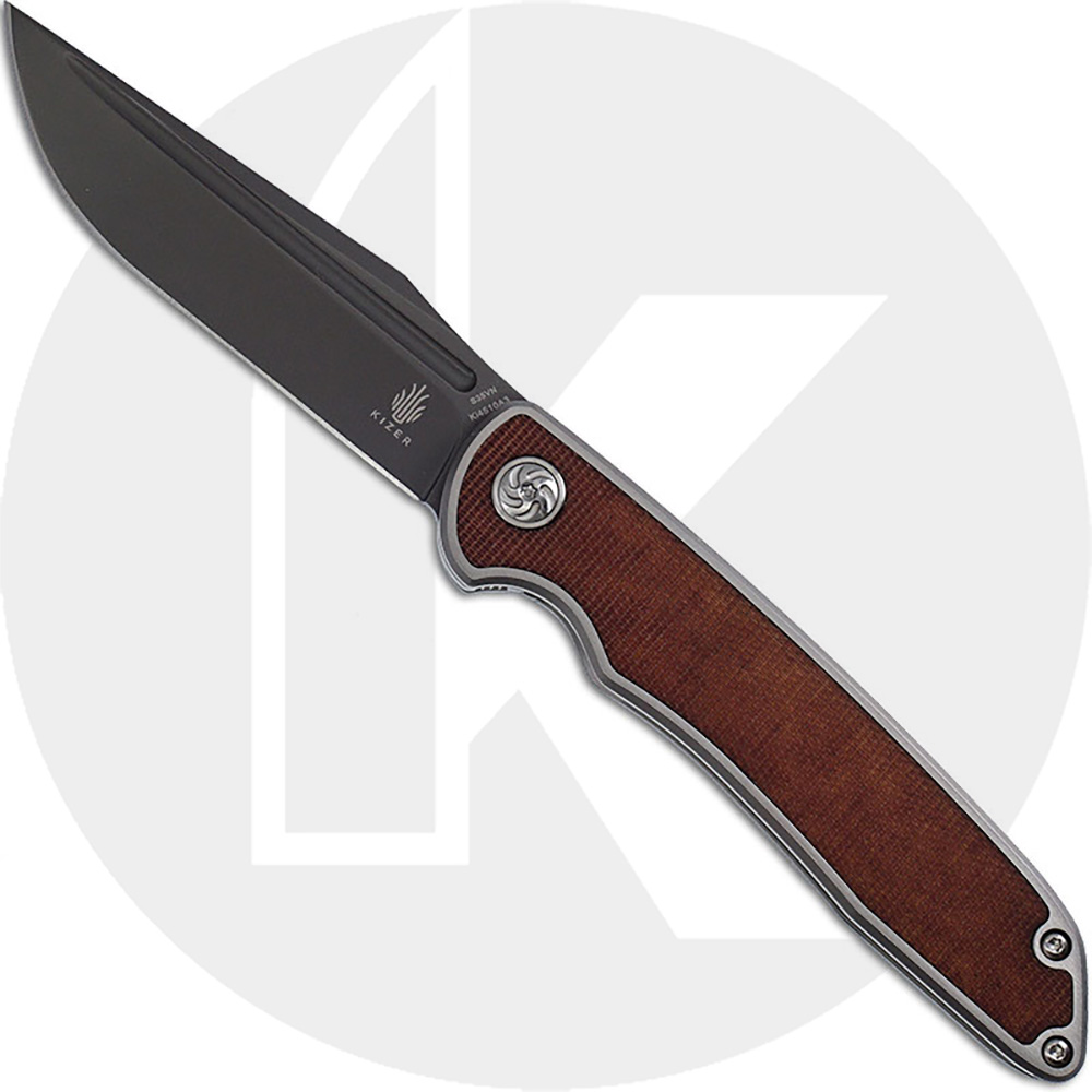 Kizer Matanzas Ki4510A3 - Nick Swan - Gray Drop Point