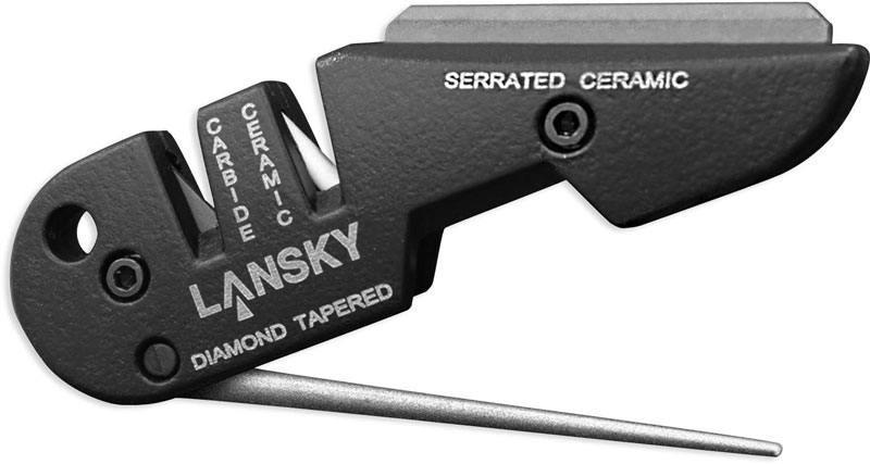 Lansky BladeMedic Tungsten Carbide Ceramic Rods Serrated Sharpener PS-MED01 