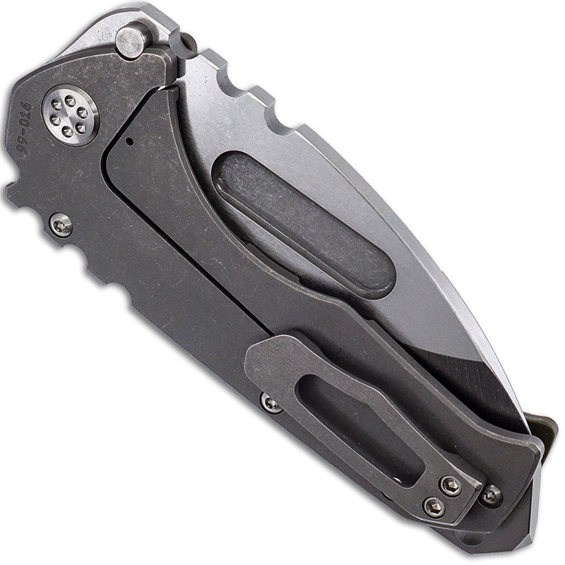 Medford Praetorian G Knife - Tumbled Drop Point - OD Green