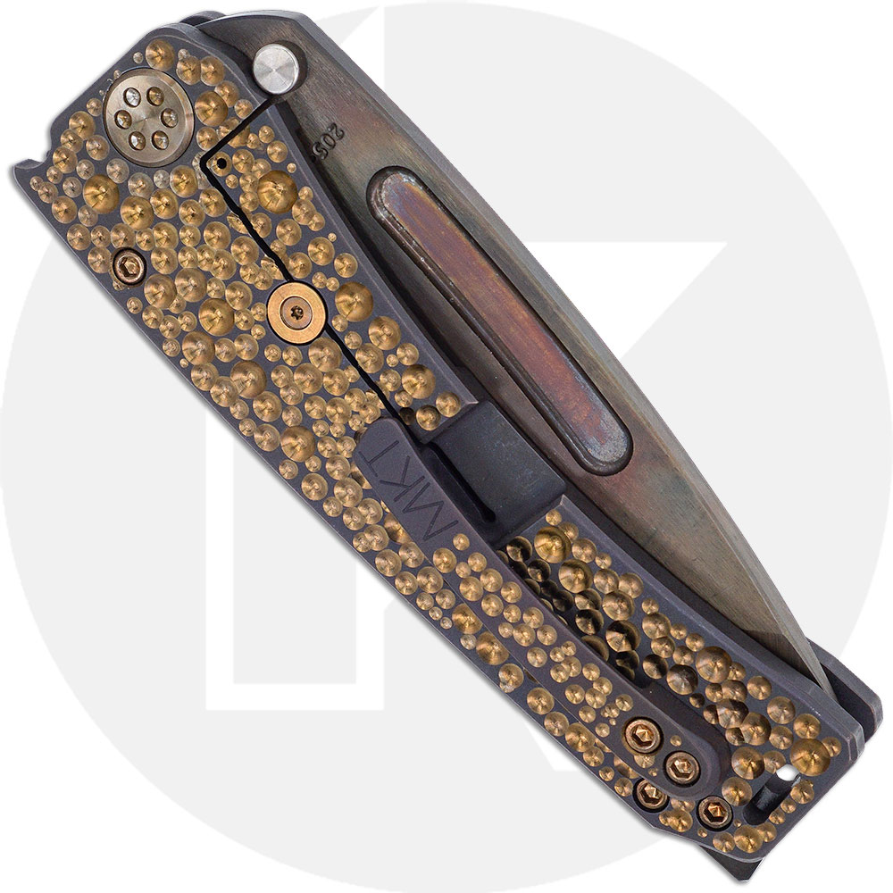 Medford Marauder-H Knife - 3V Vulcan Tanto - Violet / Bronze