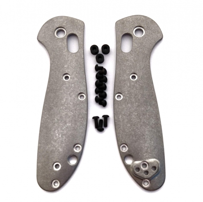 Flytanium Custom Titanium Scale Kit for Benchmade Mini Griptilian Knife