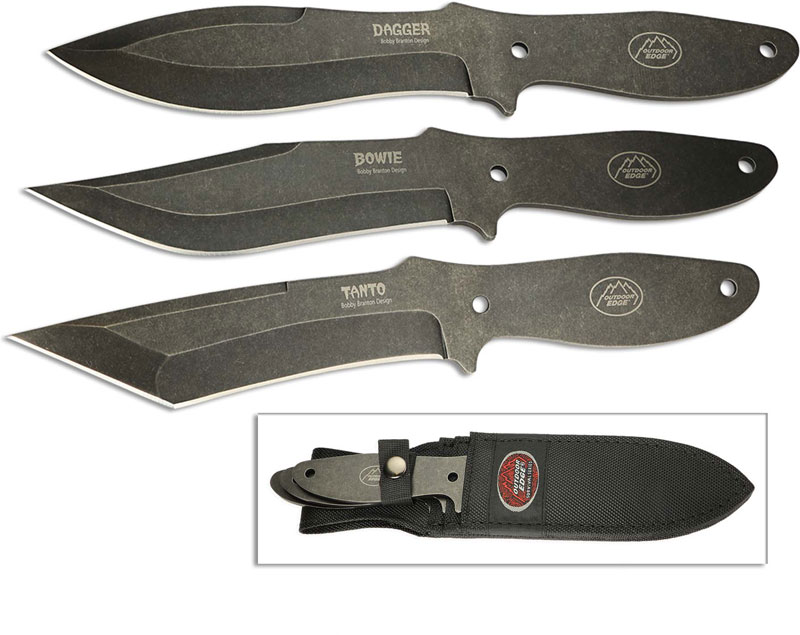 Outdoor Edge AS300C AeroStrike Bobby Branton Design Tanto, Bowie