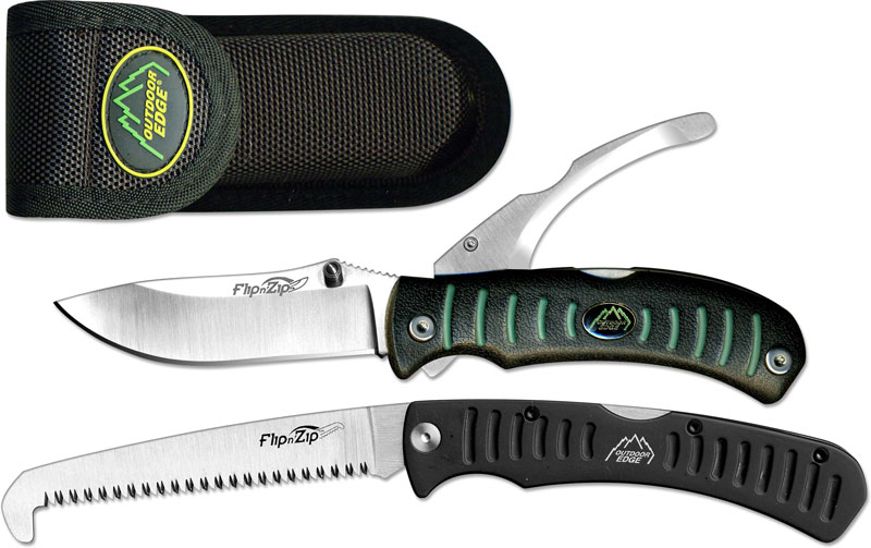 Outdoor Edge Knives Outdoor Edge Flip N Zip Combo, OEFC30