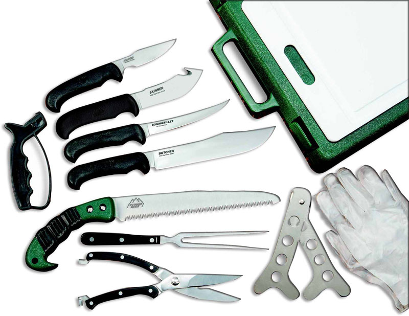 Knife set for butchering