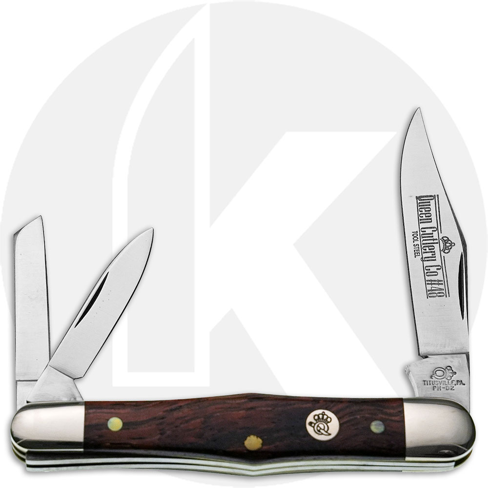 Queen Whittler 48CZ Knife - Curly Zebra Wood - Discontinued - BNIB