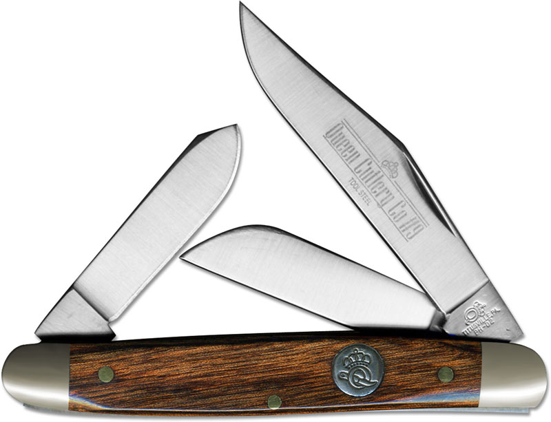 Queen Large Stockman Knife, Walnut Wood, QN-9W