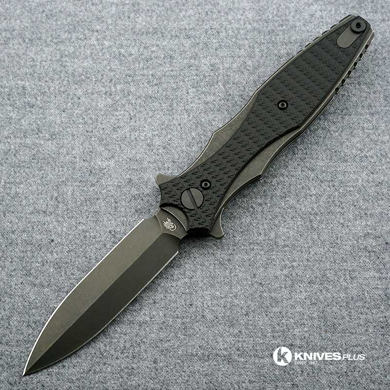 Hinderer Knives Maximus Dagger Knife - Battle Black DLC - Black Out ...