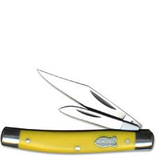 Old Timer Knives Middleman Jack Old Timer Knife, Yellow, SC-33OTY