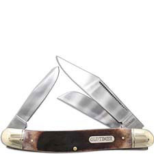Lumberjack Old Timer Knife, Saw Cut Bone, SC-858OTB