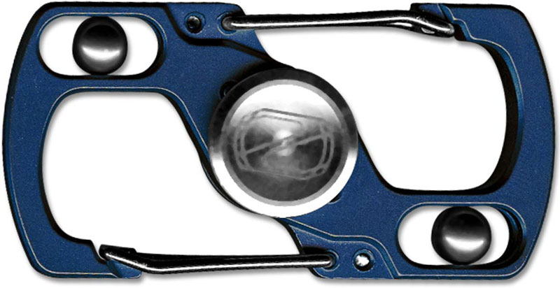 Stedemon Blue Key Chain Hand Fidget Spinner Z05BLU