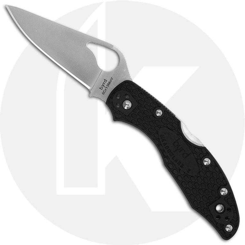 Spyderco Byrd Knife, Meadowlark2 FRN, SP-BY04PBK2