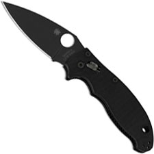 Spyderco Manix2 Knife, Black, SP-C101GPBBK2