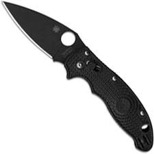 Spyderco Manix 2 Lightweight Knife, Black Blade, SP-C101PBBK2