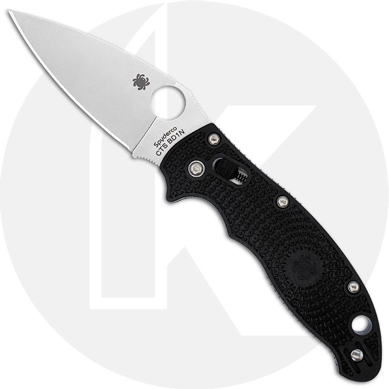 Spyderco Manix2 Lightweight, Black Handle, SP-C101PBK2