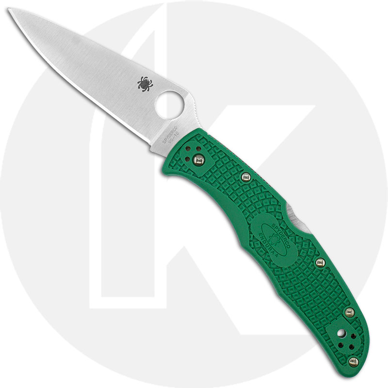 Spyderco Knives Spyderco Endura 4 Lightweight, Green, SP-C10FPGR