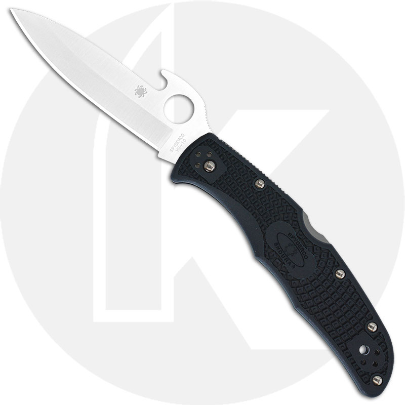 Spyderco Knives Spyderco Endura 4 Wave Knife, SP-C10PGYW