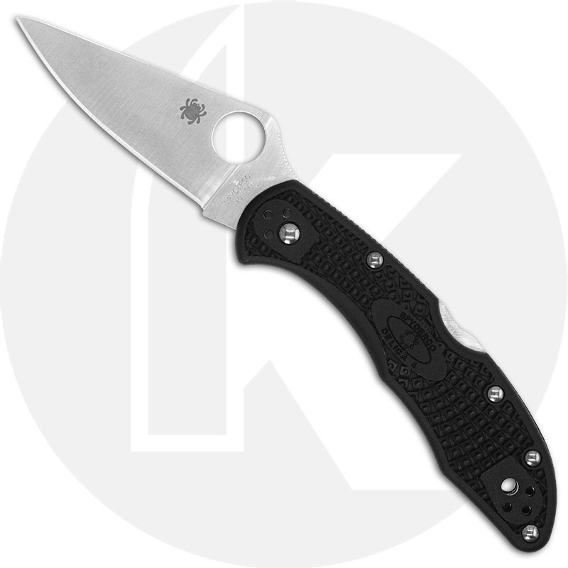 Spyderco Delica 4 Lightweight, Flat Ground, SP-C11FPBK