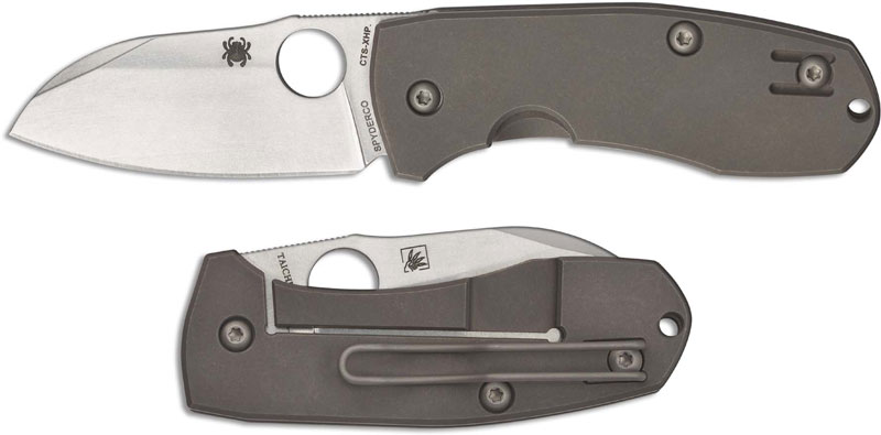 Spyderco Techno 2 - Frame Lock Knife, Titanium