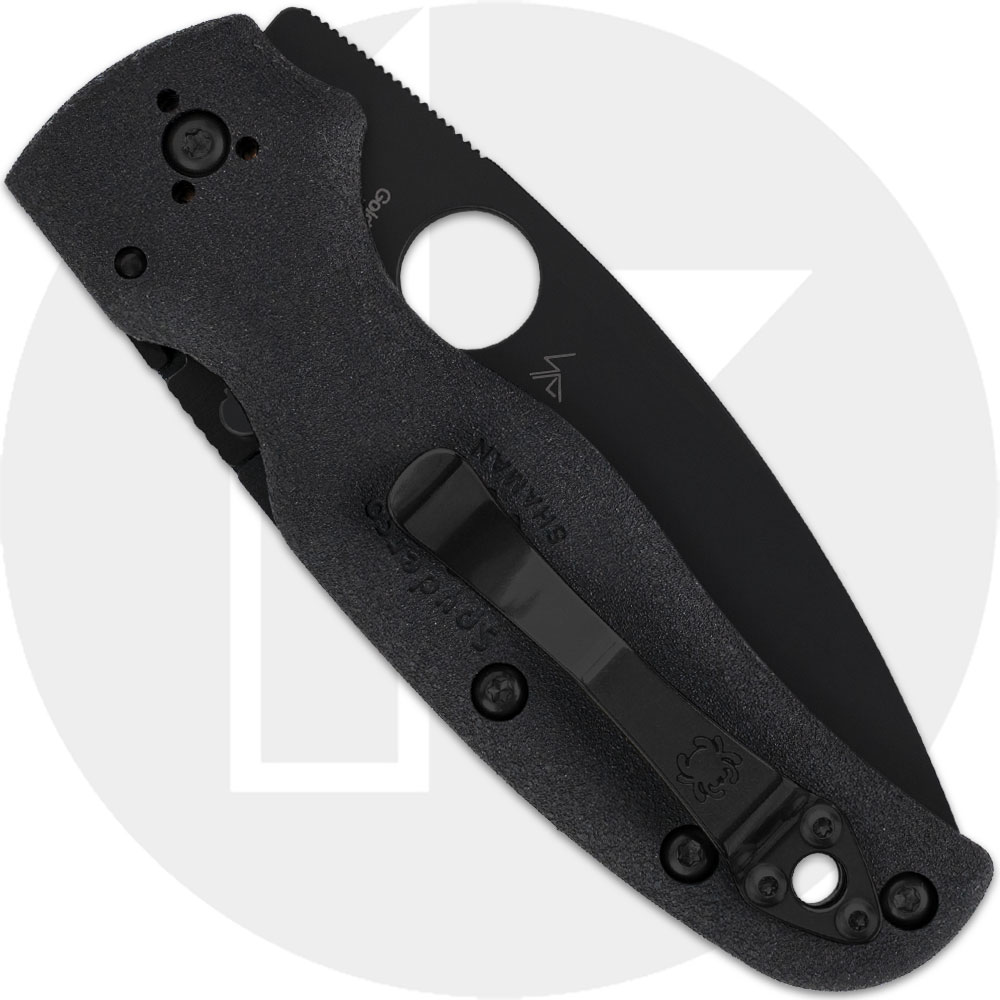値下げ❗️リリパット476☆B2 Class  Sovereign Spyderco Shaman Lightweight C229SBBK Knife - DLC Serrated CTS BD1N