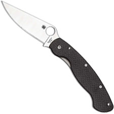 Spyderco Military C36CFP52100 - Sprint Run - 52100 Steel - Peel Ply Carbon Fiber - Serial Numbered - BNIB