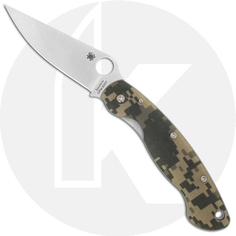 Spyderco Knives Spyderco Military Knife, Camo, SP-C36GPCMO