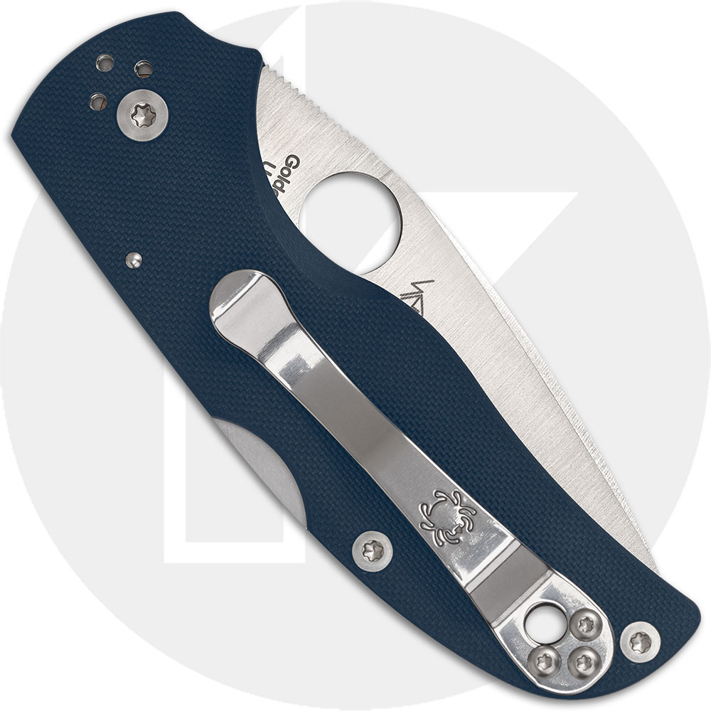 Spyderco Native 5 C41GPCBL5 Knife - CPM SPY27 Leaf - Cobalt