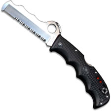 Spyderco Assist Rescue Knife with Carbide Glass Breaker, SP-C79PSBK