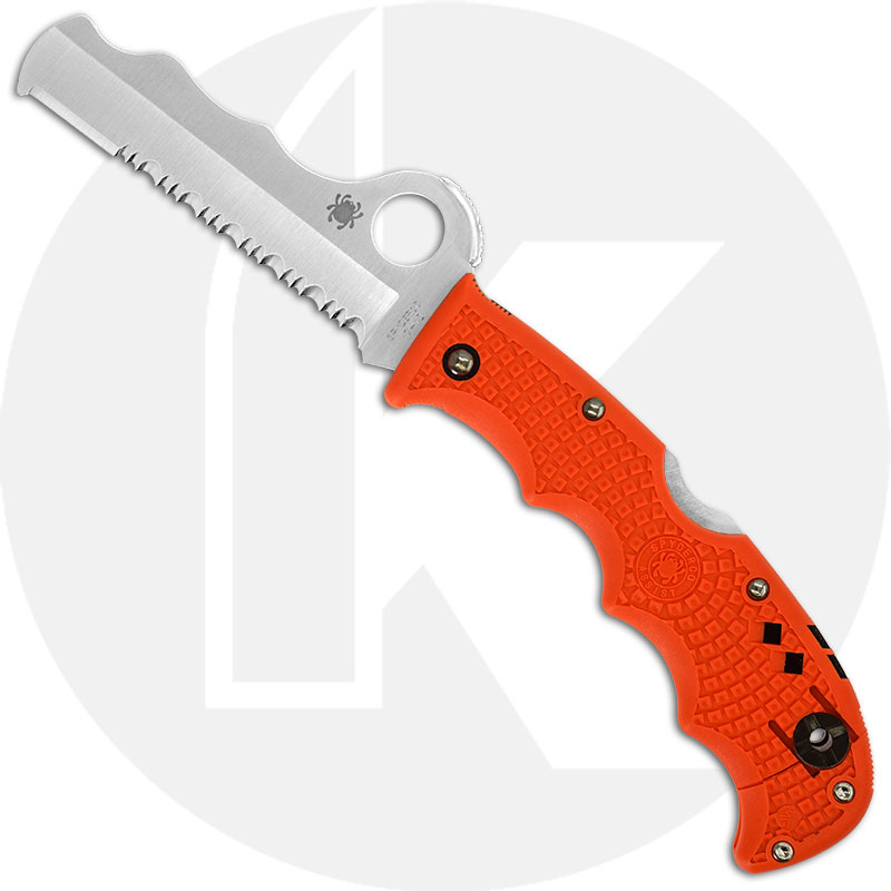 Spyderco Knives Spyderco Assist Knife with Carbide Tip, Orange, SP-C79PSOR