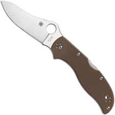 Spyderco Stretch 2 Knife, Brown G10 ZDP, SP-C90GBNPE2 - Discontinued Item √ Serial # - BNIB