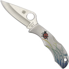 Spyderco Ladybug3 Tattoo Knife, SP-LSSP3T