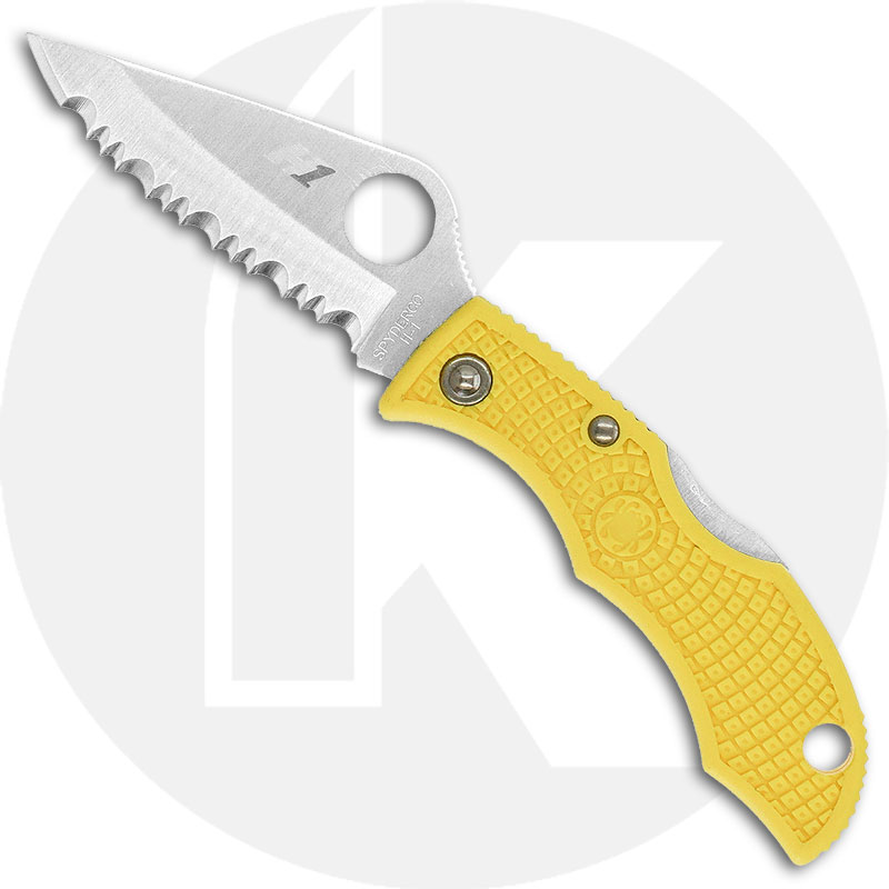 Spyderco Knives Spyderco Ladybug 3 Salt Knife, Serrated, SP-LYLS3