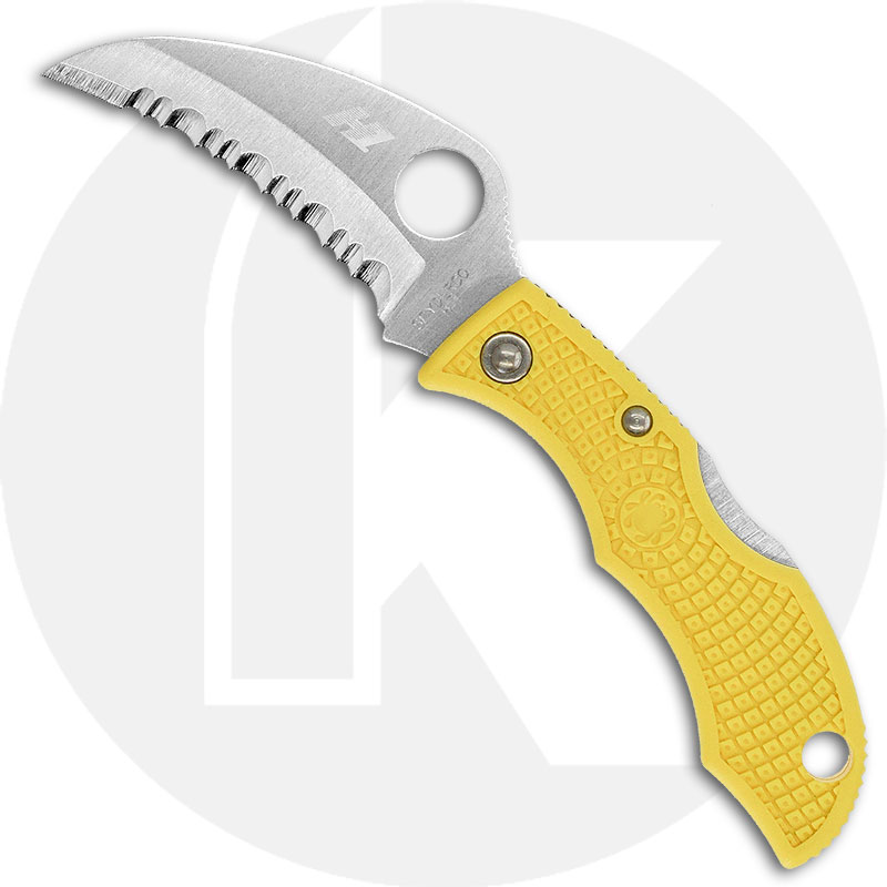 Spyderco Knives Spyderco Ladybug3 Hawkbill Salt Knife, SP-LYLS3HB