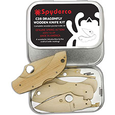 Spyderco Dragonfly Wood Knife Kit, SP-WDKIT1
