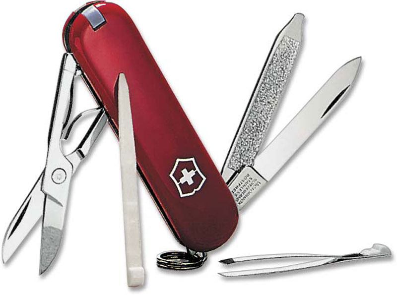Victorinox Classic SD Printed in red - 0.6223
