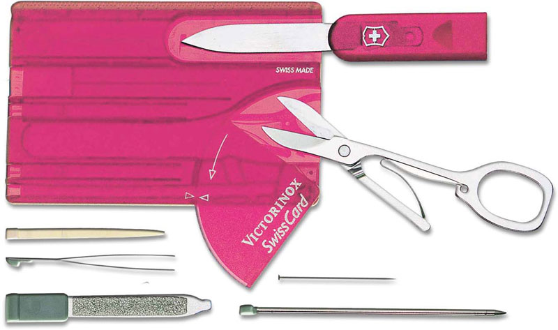 Swiss Army 53930 Victorinox Everyday-Use Translucent Pink Tool 