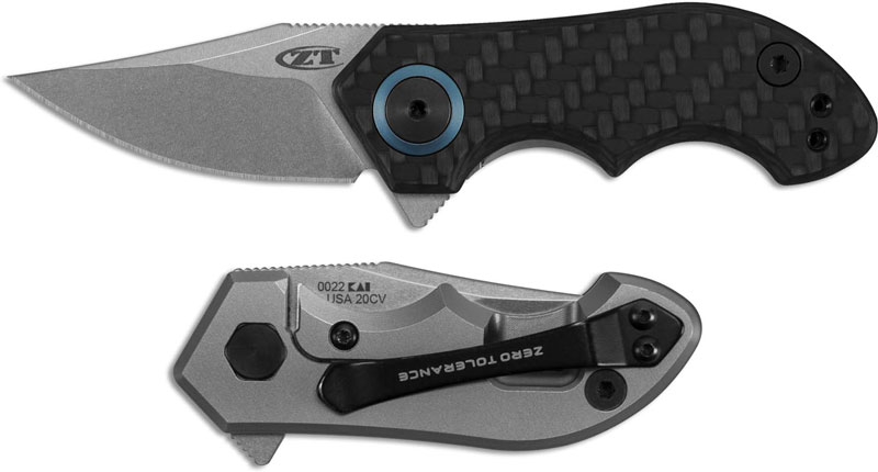 Zero Tolerance 0022 Tim Galyean Gents Flipper Folder Carbon 