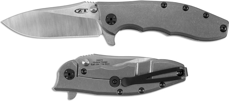 Zero Tolerance 0562TI couteau de poche Rick Hinderer design 
