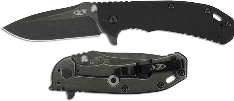 ZT 0566 Knife, BlackWash, ZT-0566BW