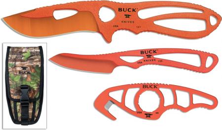 Buck PakLite Field Master, Neon Orange with Realtree Xtra, BU-141ORSVP2