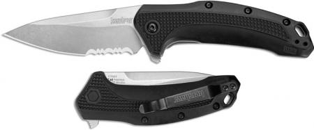 Kershaw Link Knife, Part Serrated, KE-1776ST