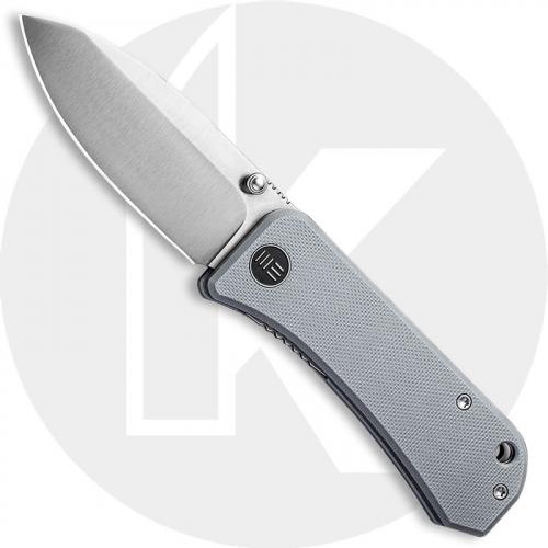 WE Knife Company Banter 2004E - Ben Petersen EDC - Satin S35VN Spear Point - Gray G10 - Liner Lock Folder