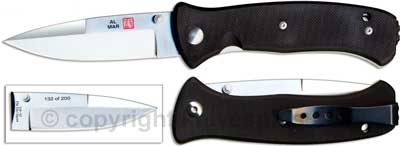 Al Mar Knives: Al Mar Mini SERE 2000 Knife, Serial Numbered, AL-MS2KSN