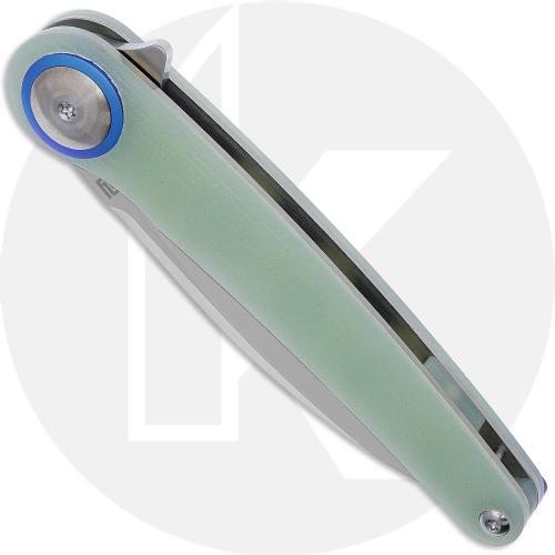 Artisan Cazador 1848P-NTG Knife - AR-RPM9 Wharncliffe - Jade G10 - Flipper Folder