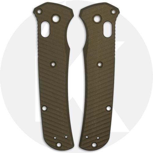 AWT Benchmade Bailout Scales - Archon Series - Flat Dark Earth Anodized