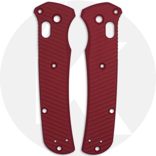 AWT Benchmade Bailout Scales - Archon Series - Weathered Red Anodized