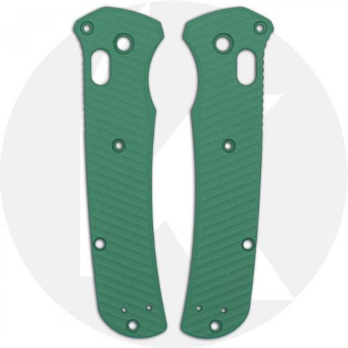 AWT Benchmade Bailout Custom Aluminum Scales - Archon Series - Squatch Green - Cerakote - USA Made