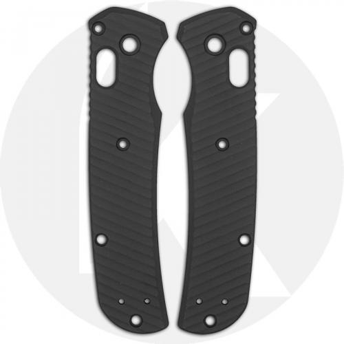 AWT Benchmade Bugout Custom Aluminum Scales - Archon Series - Armor Black - Cerakote - USA Made