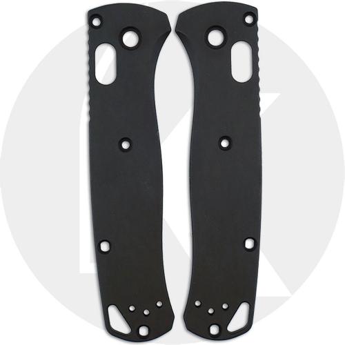 AWT Custom Aluminum Scales for Benchmade Bugout Knife - Black - USA Made