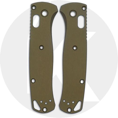 AWT Custom Aluminum Scales for Benchmade Bugout Knife - FDE - USA Made